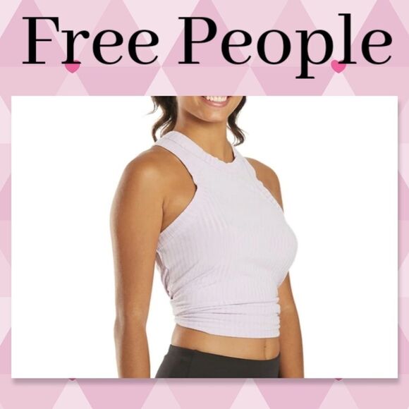 NWT Free People Blissed Out Ribbed Tank - Picture 1 of 13